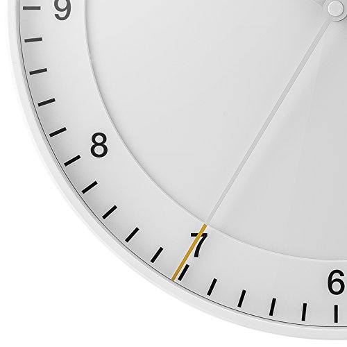 Braun Reloj de Pared clásico controlado por Radio Zona con Hora Central Europea (DCF) con Movimiento de Agujas silencioso, de fácil Lectura diámetro del 30 cm en Blanco, Modelo BC17W-DCF.