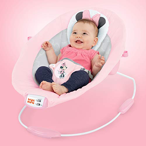 Bright Starts Minnie Mouse Rosy Skies - Hamaca bebé, color Rosa