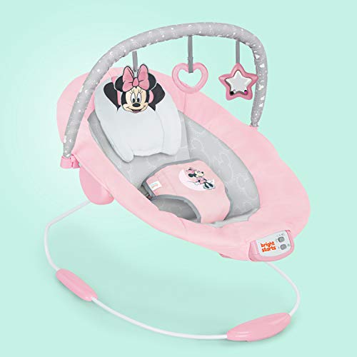 Bright Starts Minnie Mouse Rosy Skies - Hamaca bebé, color Rosa