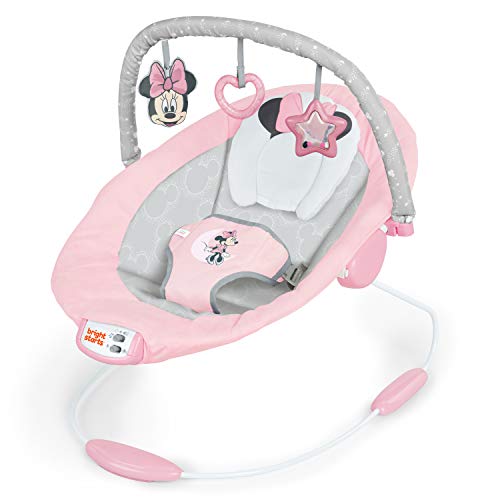 Bright Starts Minnie Mouse Rosy Skies - Hamaca bebé, color Rosa