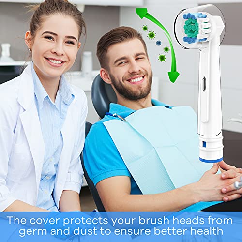 Brightdeal Cabezales de Repuesto para Braun Oral B Cepillo de Dientes Electricos - Recambios Cepillo Compatible con Oral-B Dientes Eléctrico ,5 Precision,5 Sensitive-10 Unidades
