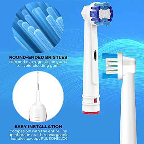 Brightdeal Cabezales de Repuesto para Braun Oral B Cepillo de Dientes Electricos - Recambios Cepillo Compatible con Oral-B Dientes Eléctrico ,5 Precision,5 Sensitive-10 Unidades