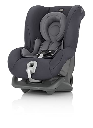 BRITAX RÖMER Silla Coche FIRST CLASS PLUS Instalación con Cinturón de Seguridad Niño de 0 a 18 kg Grupo 1 desde el Nacimiento hasta los 4 Años, Storm Grey