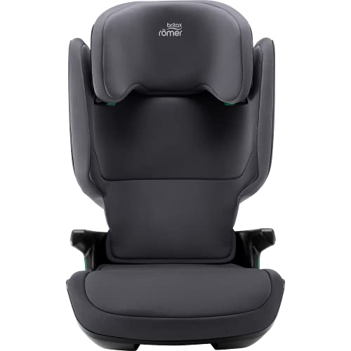 BRITAX RÖMER Silla Coche KIDFIX M i-SIZE, Evolutiva y Duradera con Sistema de Anclaje ISOFIX niño de 100 a 150 cm Grupo 2/3 de 3.5 a 12 años, Storm Grey
