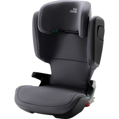 BRITAX RÖMER Silla Coche KIDFIX M i-SIZE, Evolutiva y Duradera con Sistema de Anclaje ISOFIX niño de 100 a 150 cm Grupo 2/3 de 3.5 a 12 años, Storm Grey
