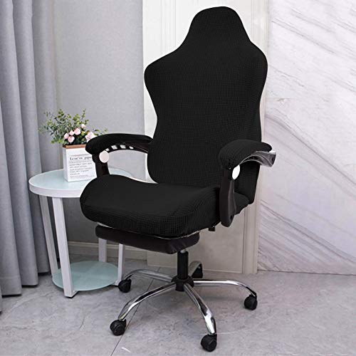 Bverionant Funda para Silla de Ordenador Elástica Impermeable, Protector Universal para Silla de Oficina Giratoria, Protector para Silla para Gamers Deportes Electrónicos #7