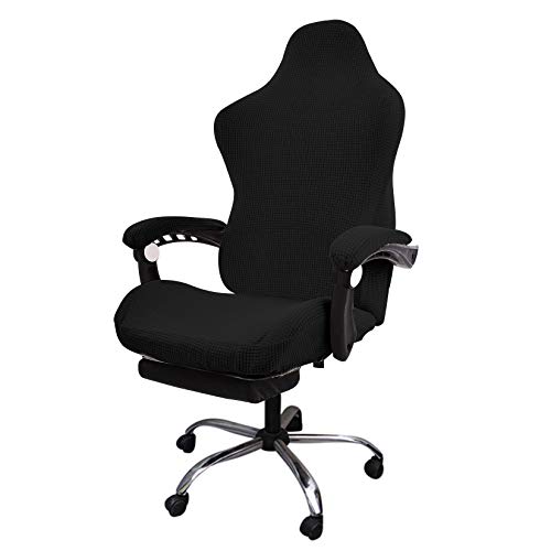 Bverionant Funda para Silla de Ordenador Elástica Impermeable, Protector Universal para Silla de Oficina Giratoria, Protector para Silla para Gamers Deportes Electrónicos #7