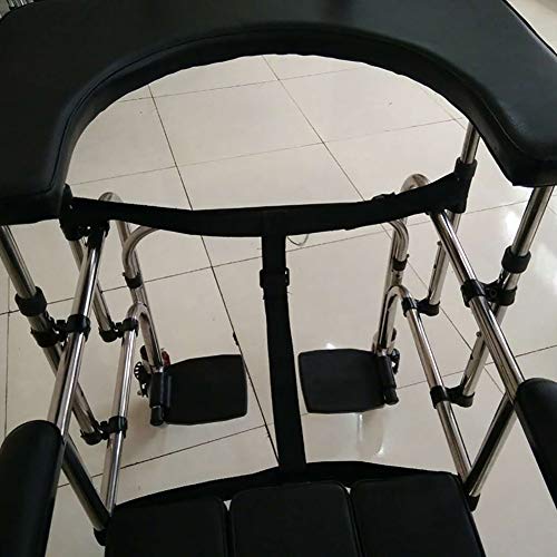 BZZBZZ Andador Plegable en Silla de Ruedas Multifuncional con Orinal para Entrenamiento de rehabilitación de Pacientes con accidente cerebrovascular y Enfermedad de Parkinson Ancianos Demencia