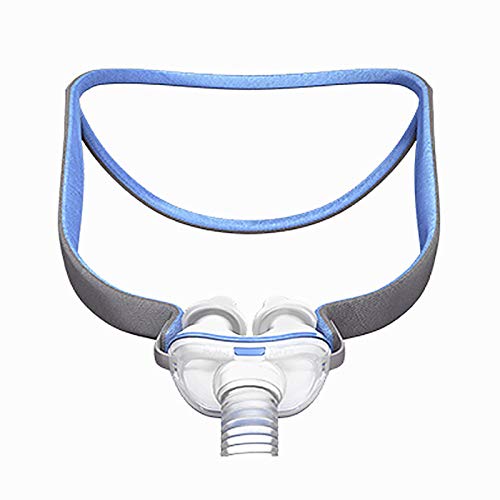 BZZBZZ Arnés de Repuesto Compatible con Airfit P10, Correas de máscara CPAP de Almohada Nasal, con máscaras de ventilación para la apnea del sueño, Azul