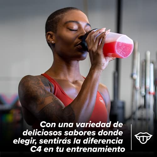 C4 Original - Suplemento en polvo para preentrenamiento - Limonada rosa | Bebida energética para antes de entrenar | 150 mg de cafeína + beta alanina + monohidrato de creatina | 60 raciones
