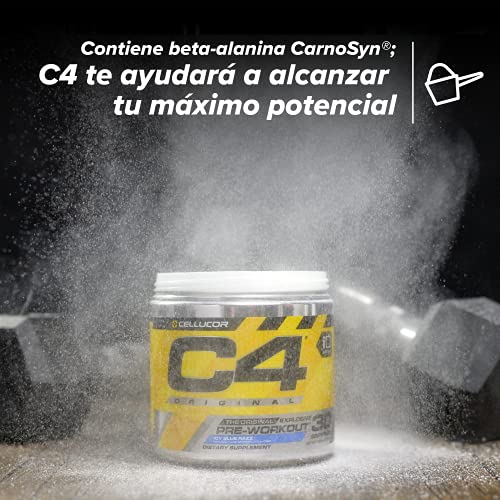 C4 Original - Suplemento en polvo para preentrenamiento - Limonada rosa | Bebida energética para antes de entrenar | 150 mg de cafeína + beta alanina + monohidrato de creatina | 60 raciones