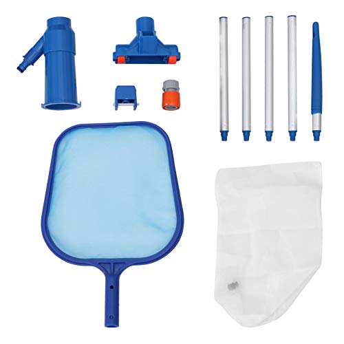 Cabilock Mini Bolsa de Cepillo para Aspiradora Jet Vac para Fuente de SPA de Piscina Y Bañera de Hidromasaje con Red de Limpieza de Piscina