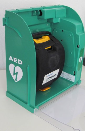 Cabina para desfibrilador Aivia 100 con alarma