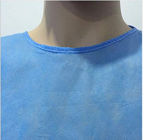 Camas desechables con puños de punto TNT 40 g 10 unidades Dispositivo médico de clase I hidrorrepelente, con puños y cordón al cuello