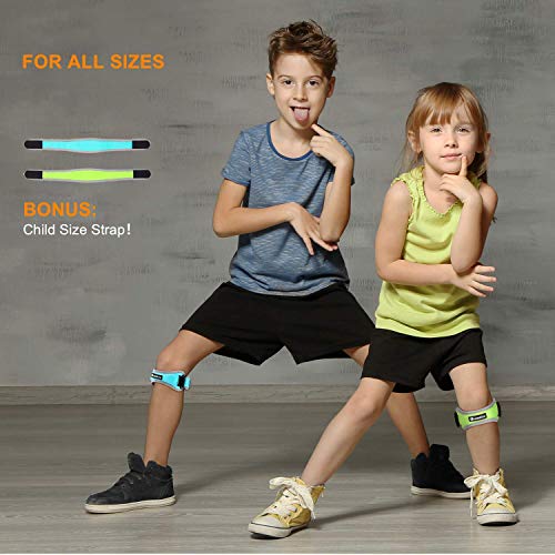 CAMBIVO 2 x Cinta Rotuliana, Rodillera Adjustable, Rodilla Protector con Correa, Banda de Soporte para Rótula Correr, Running, Voleibol, Béisbol