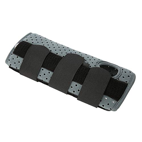 Carnaval de San Valentín Soporte de muñeca, soporte de muñeca transpirable negro duradero, esguinces cómodos para el dolor Esguinces del túnel carpiano(left, M)