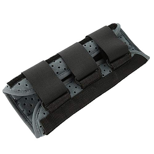 Carnaval de San Valentín Soporte de muñeca, soporte de muñeca transpirable negro duradero, esguinces cómodos para el dolor Esguinces del túnel carpiano(left, M)
