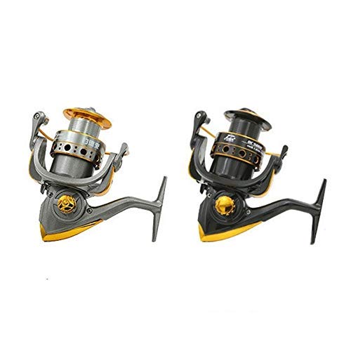 Carretes de Pesca, carretes de Carpa Serie 1000-7000 Rueda de Pesca de Roca de Alta Velocidad Todo Carrete de Metal Sin separación Carrete Giratorio Carrete Línea Carrete de Pesca anticorrosión Carr