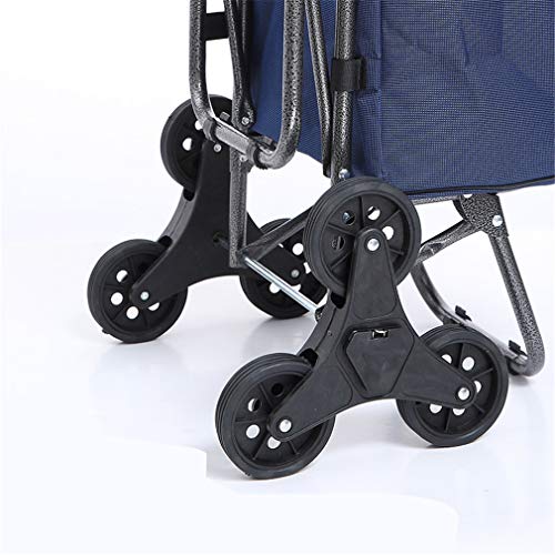 Carritos De La Compra, Silla Taburete 6 Ruedas Escaleras Que Suben Carro De Compras Pliegue El Bolso De Compras Reutilizable D