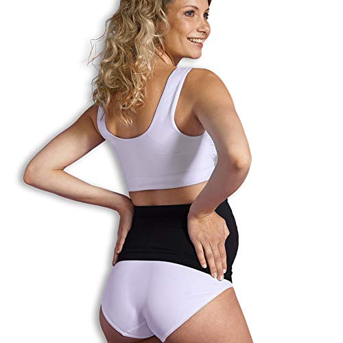 Carriwell Polainas De Embarazo De Apoyo, Pantalones Cómodos De Maternidad con Bajo Vientre De Inserción, Alivia El Dolor De Espalda Durante El Embarazo, Transpirable Mujeres[Negro][Xtra Grande]