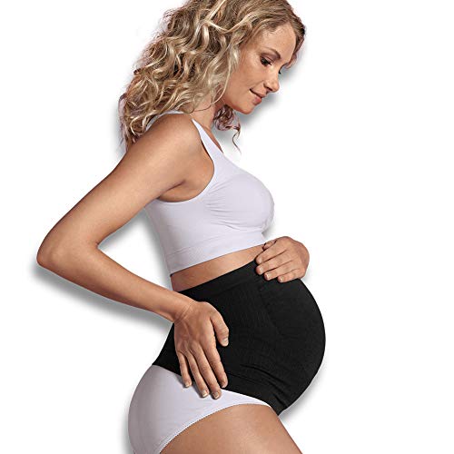 Carriwell Polainas De Embarazo De Apoyo, Pantalones Cómodos De Maternidad con Bajo Vientre De Inserción, Alivia El Dolor De Espalda Durante El Embarazo, Transpirable Mujeres[Negro][Xtra Grande]