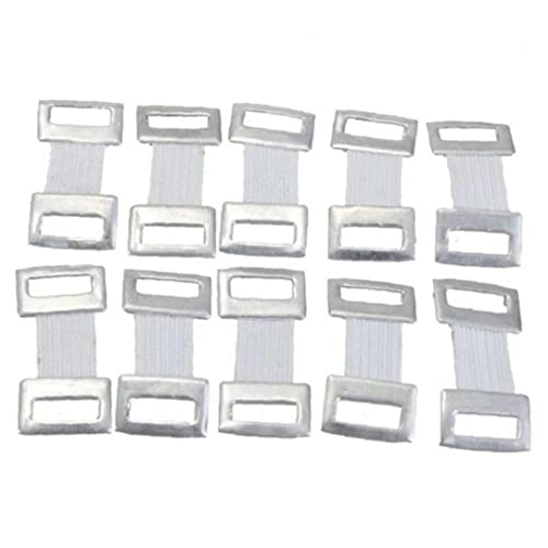 Casiler 10 Unids Clips Vendaje Reemplazo Reemplazo Vendaje Elástico Envoltura Estiramiento Clips Metal Fijación Abrazaderas Kit Primeros Auxilios Ropa Deportiva Ganchos