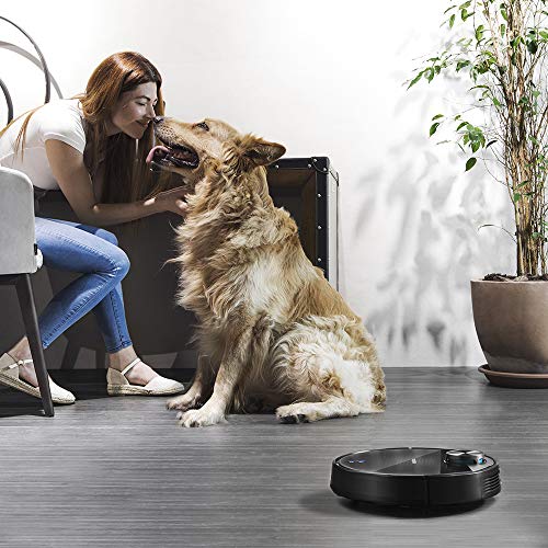 Cecotec Conga 3790 - Robot aspirador y fregasuelos, Tecnología láser, Friega, Aspira y Barre a la vez, Room Plan, 2300Pa, App con Mapa, Doble Tanque, Mando a Distancia