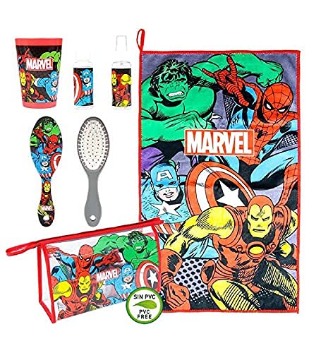 Cerdá 2100003056, Neceser Set Aseo/Viaje Avengers para Niños, Multicolor, Único