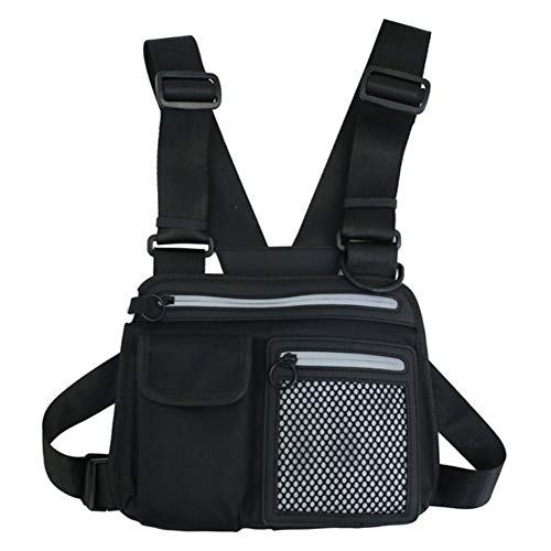 Chaleco Tactico, Mochila Tactica, Bolsa Tactica, Bandolera Hombre, Bolso de Pecho Hombre, Mochila Tactica Militar, Ajustables Bolsa de Hombro Cruzada Paquetes de Cintura Funcionales