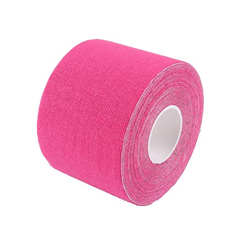Cinta de Kinesiología a Granel, Rollo Impermeable, Soporte de Terapia Deportiva para Rodilla, Músculo, Muñeca, Hombro, Algodón Elástico Terapéutico e Hipoalergénico Original Sin Cortar