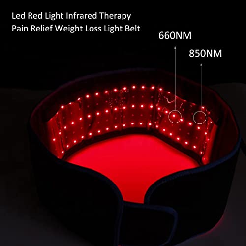 Cinturón de Terapia de Luz Infrarroja para Aliviar el Dolor, Envoltura Usable Flexible, Dispositivo de Masajeador de Terapia Profunda, Parte Posterior del Hombro Terapia de Articulaciones Musculares