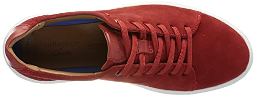 Clarks Cambro Low, Zapatillas Hombre, Red Suede, 44 EU