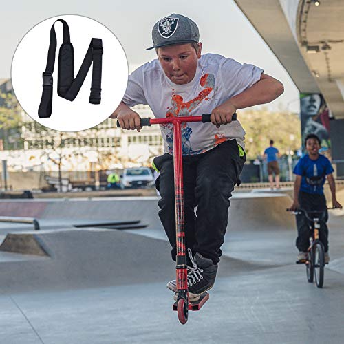 CLISPEED Correa de Hombro para Patinete Scooter Antideslizante Hombreras Correa de Transporte para Llevar Silla de Playa Scooter Eléctrico Bicicleta para Niños