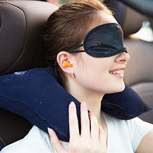 Cojín de reposacabezas Air Flying Inflable Almohada Cojín de Cojín de Cojinete Cuello de Apoyo (Color : 17)