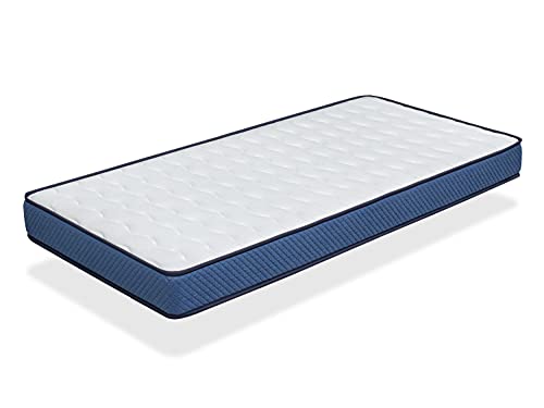 Colchon 80x160 Cama Infantil - Altura 14 CM Promo Confort - Ergonomico, Transpirable, Memory. Ideal para Cama Nido