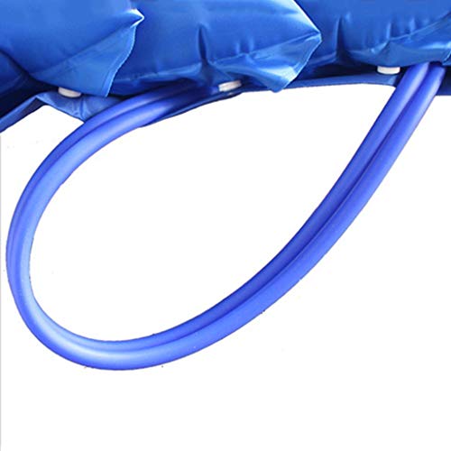 Colchón Antiescaras De Aire , Asiento Inflable Colchón Anti Escaras De Decúbito Prevenir For La Úlcera Por Presión Y Dolor De Presión De Tratamiento, 200 * 90cm (Azul)
