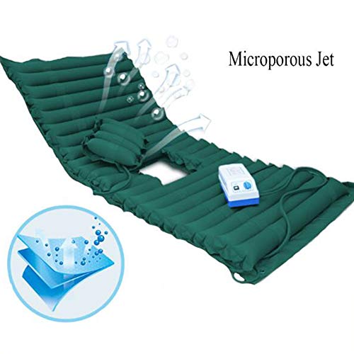 Colchón antiescaras Fluctuación alterna Sueño de reposo Micro orificio Spray Cama inflable Old Man Home Care Air Pad,A