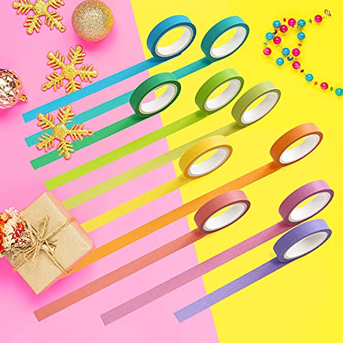 Colección de 40 rollos de cinta washi, cintas adhesivas decorativas para manualidades, para niños y para envolver regalos