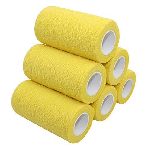 COMOmed Non-woven fabric self-adhesive Bandage venda cohesiva Mascota 10cm X 4.5m 6 Rollos