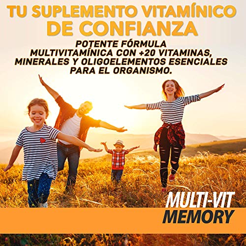 Complejo Multivitamínico | Vitaminas, minerales y oligoelementos Esenciales | Multivitaminas para hombre y mujer | Aumenta y protege las defensas | Aporta energía y vitalidad | 60 comprimidos