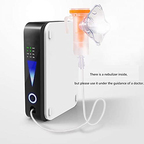 Concentrador De Oxígeno Portátil, Inicio De Oxígeno Inhalación Máquina Con La Atomización De La Máquina Oxígeno Para Las Mujeres Embarazadas Y Niños De Coches Al Aire Libre Meseta Generador De Oxígeno