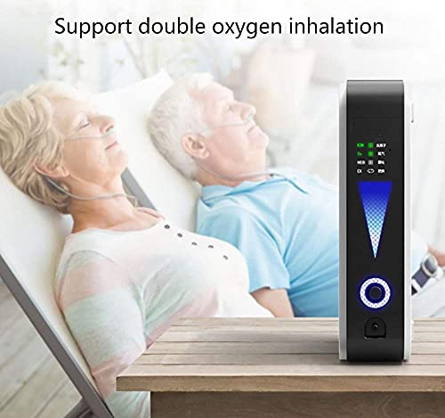 Concentrador De Oxígeno Portátil, Inicio De Oxígeno Inhalación Máquina Con La Atomización De La Máquina Oxígeno Para Las Mujeres Embarazadas Y Niños De Coches Al Aire Libre Meseta Generador De Oxígeno