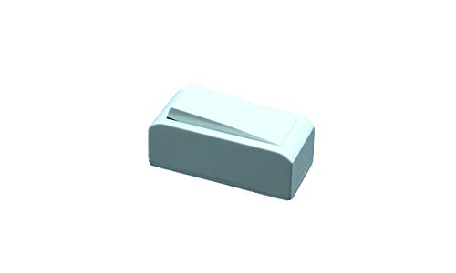Conmutador/interruptor estrecho de superficie (Blanco)