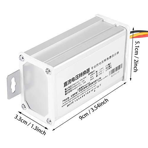 Convertidor De Vehículo Eléctrico, Tecnología De Parche SMT Transformador De Bicicleta Eléctrica De Diseño Modular DC 24V-60V A 12V 10A Para Scooter Eléctrico Para Vehículo Barco