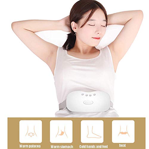 Correa de Cintura eléctrica Portátil Almohadilla térmica para el período Menstrual calambres, Espalda Baja Alivio del Dolor El Calentamiento de cinturón Regalo para Las Mujeres