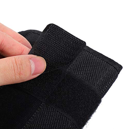 Correa de soporte para codo de brazo inmovilizador de hombro transpirable banda de fijación del antebrazo para alivio del dolor para el cuidado personal (negro, M)
