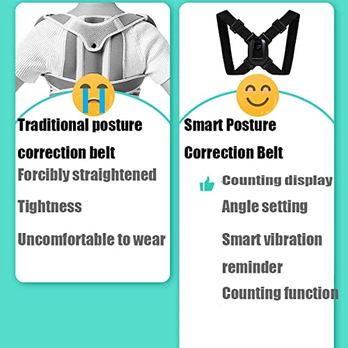 Corrector de postura inteligente para niños y adolescentes Plancha de espalda ajustable debajo de la ropa Soporte espinal para mejorar el encorvamiento, prevenir jorobadas, aliviar el dolor de es