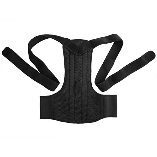 Corrector de postura para hombres y mujeres - Soporte de espalda superior ajustable para clavícula para apoyar el cuello, espalda y hombro, estabilizador de espalda, corrección de postura