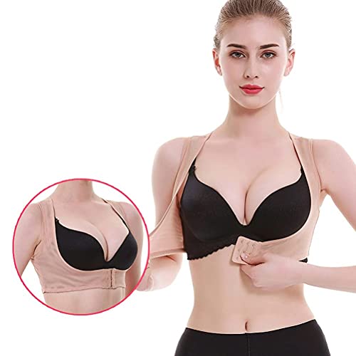 Corrector de Postura para Mujer Soporte para Espalda Ajustable y Sujetador de Postura enderezado para Mujer - Proporciona enderezadora Vertical para Hombros y Espalda (Color: S)