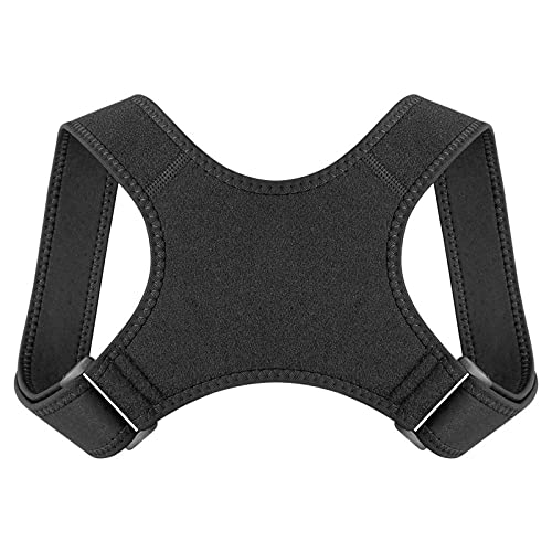 Corrector De Postura Soporte Ajustable Para Fracturas De Espalda Hombres / Mujeres Espalda Clavícula Columna Vertebral Órtesis De Hombro Con Correa M2-negro Corrector De Espalda